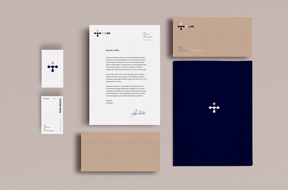 Сorporate identity - branding, leaflet, logo, folders, business cards | Valido Architects