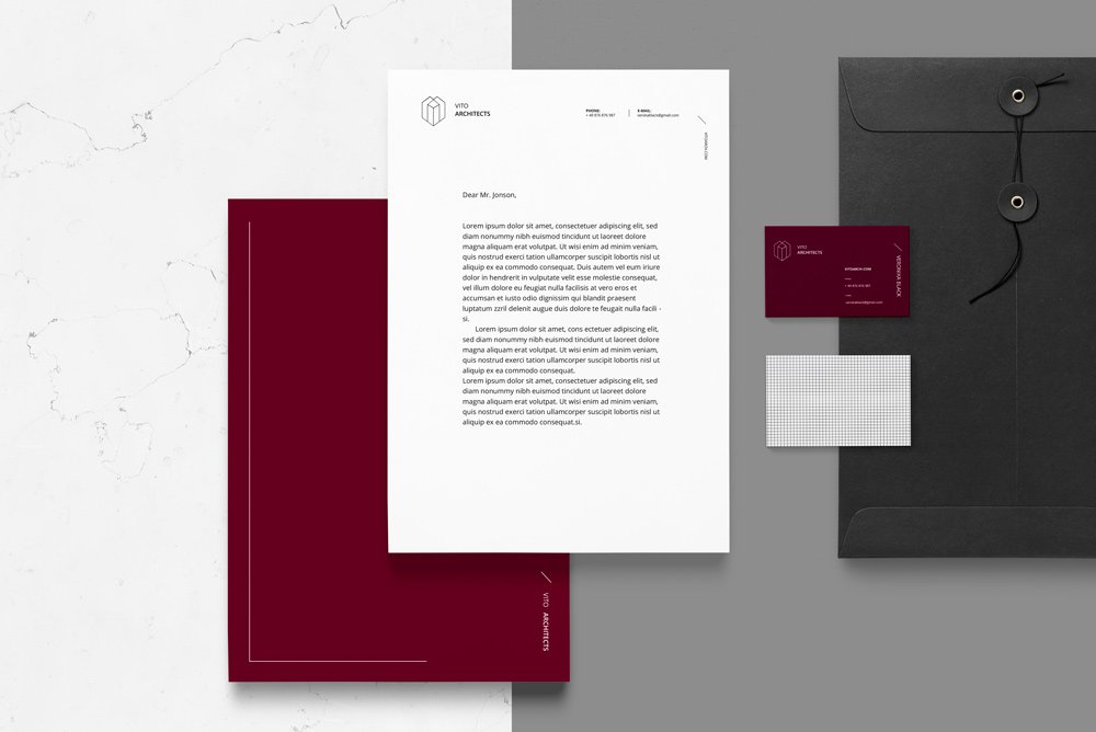 Сorporate identity - branding, leaflet, logo, folders, business cards