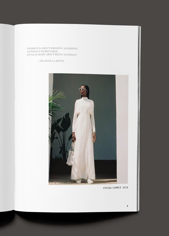 Professional Catalog Design Services - Advertising catalog for designer brand