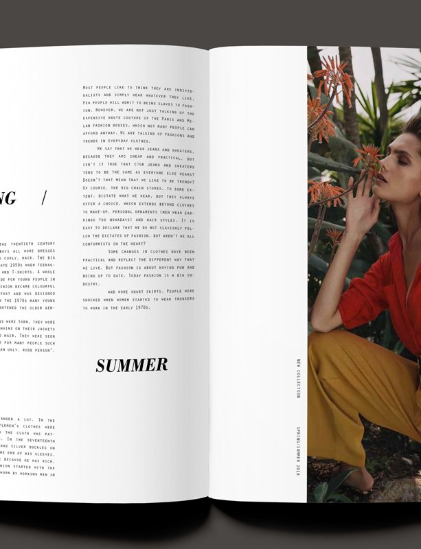 Advertising catalog design - Valido Architects