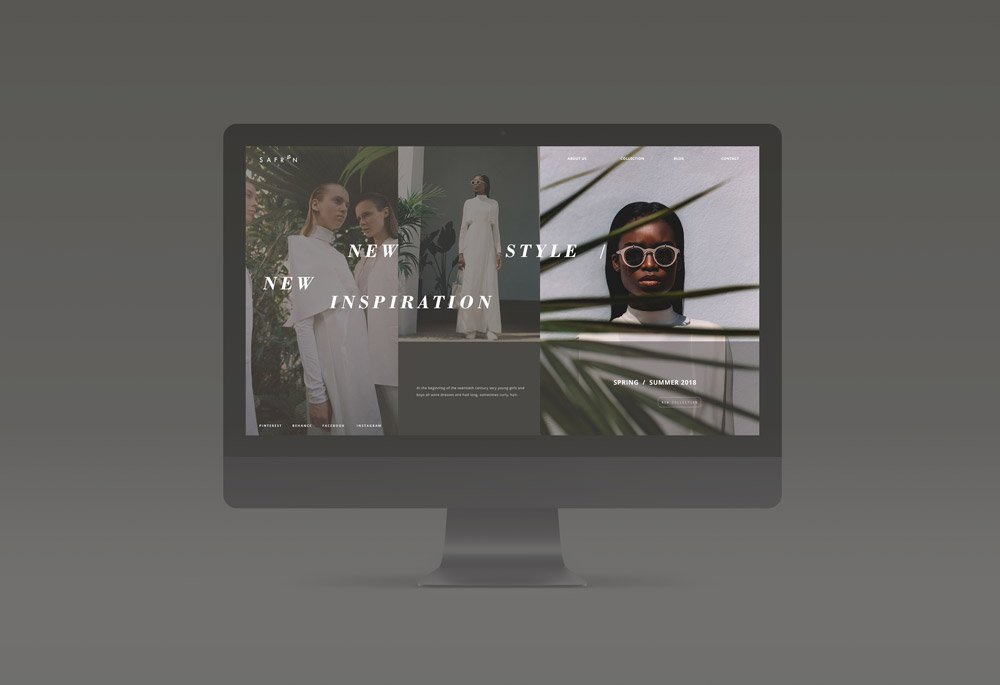 Modern graphic design websites