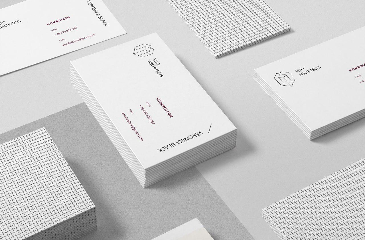 Development of business cards - individual design