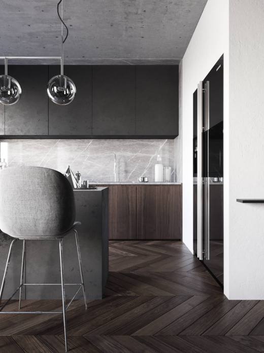 Interior design modern kitchen